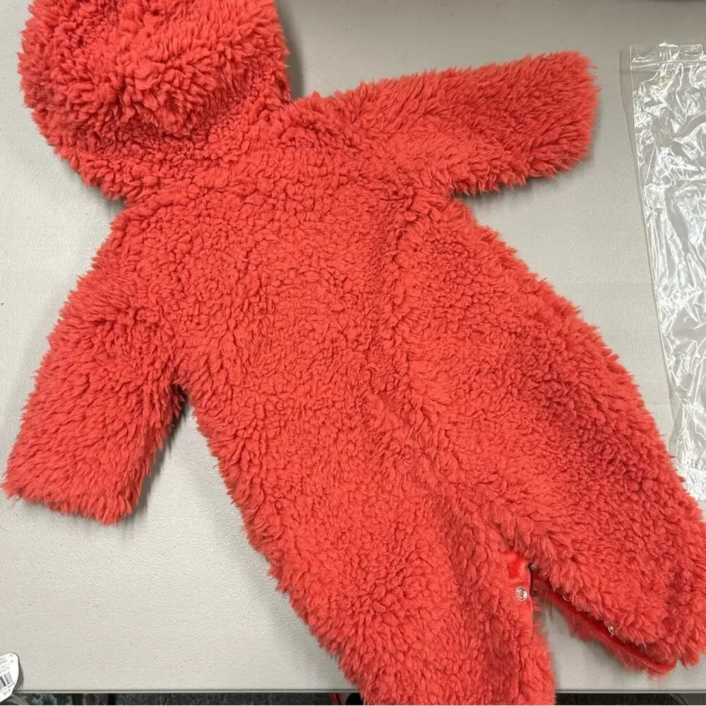 Pottery Barn Baby Sesame Street Elmo Costume Full Body Halloween Bodysuit 0-6 Mo